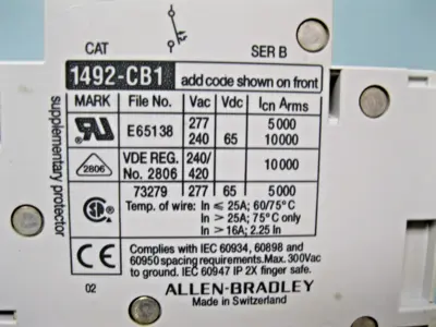 USED Allen-Bradley 1492-CB2