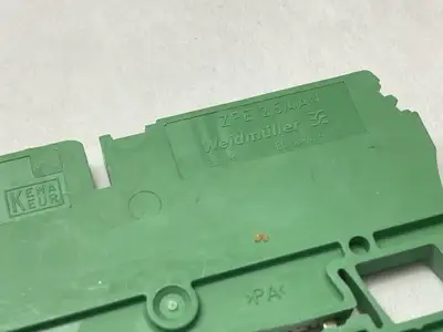 ZPE 2.5/4AN | Weidmuller  PE Terminal Tension-Clamp Connection 1608660000 LOT OF 5 - Used