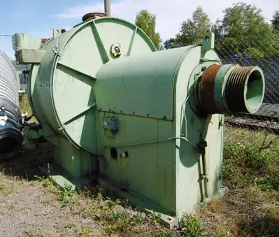 (2) Escher-Wyss H-160 peeler centrifuges, rubber-lined.