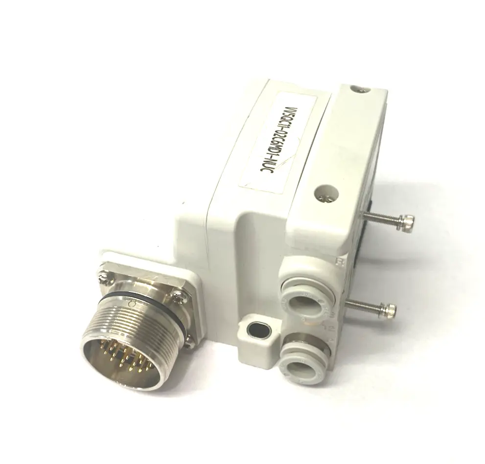 Used SMC Base Mounted Plug-In Manifold 28-Pin Connector Solenoid Valves Michigan US | Maverick Industrial Sales #1392523