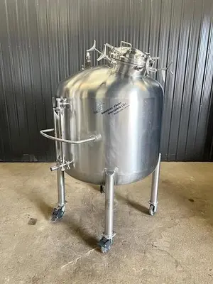 Used 300 Gallon Tank (Vessel), 316 Stainless Steel