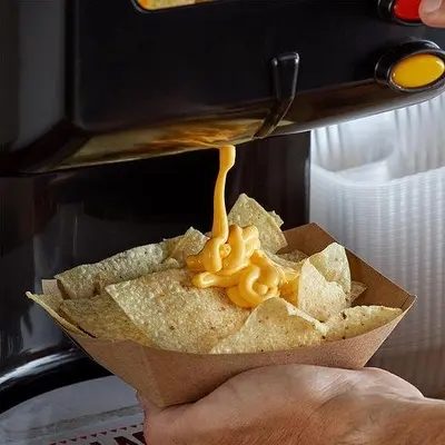 110 oz. Cheddar Cheese Sauce Bag - 4/Case