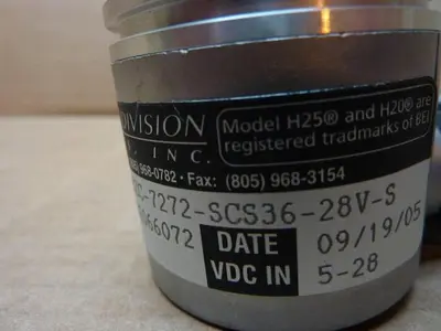 NEW BEI INDUSTRIAL ENCODER H20EB-25-F28-SS-500-ABZC-7272-SCS36-28V-S