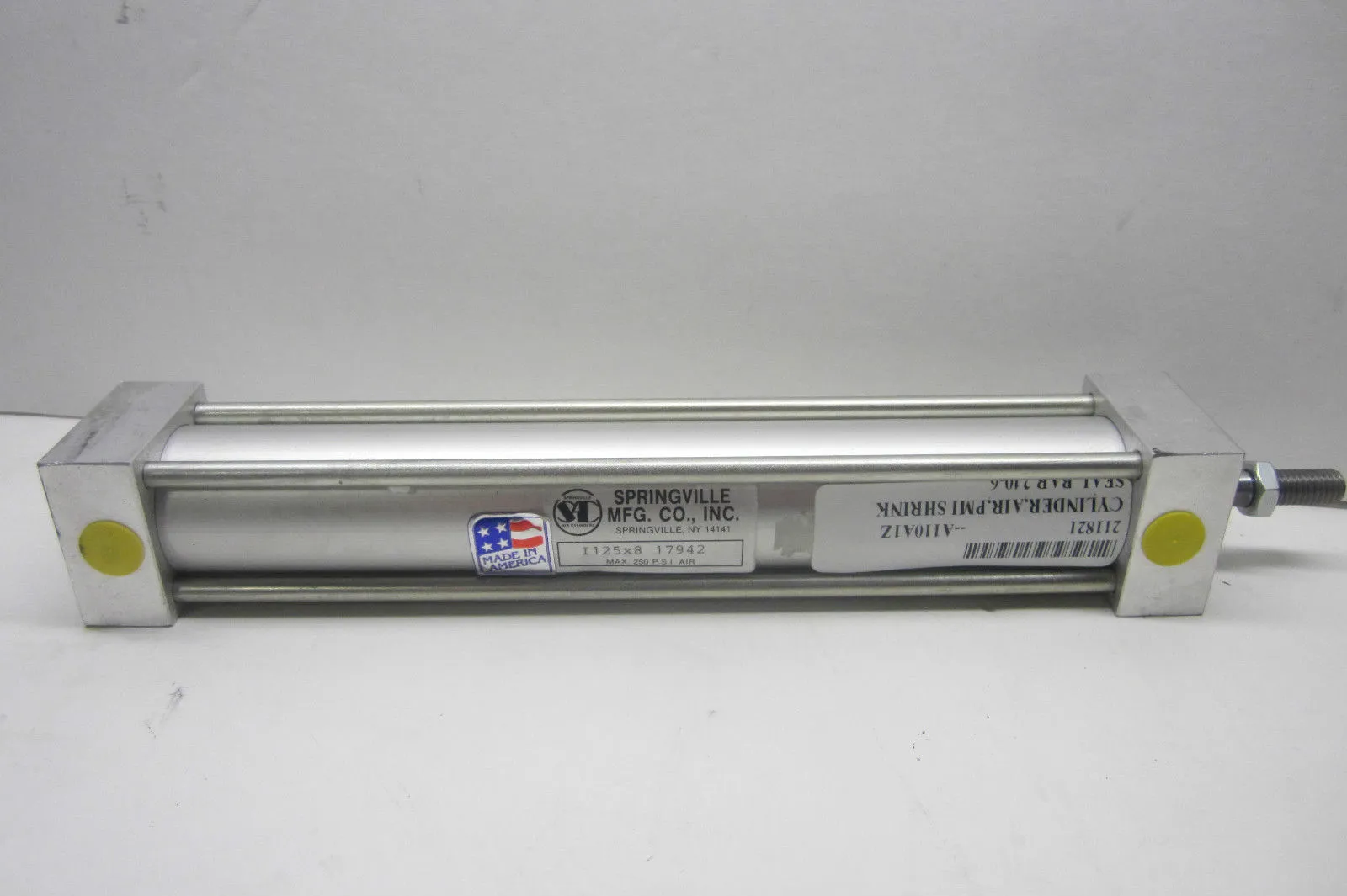 NEW SPRINGVILLLE MFG. I125X8 PNEUMATIC CYLINDER 17942