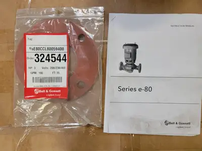 NEW BELL & GOSSETT E80-SSF 3X3X7C