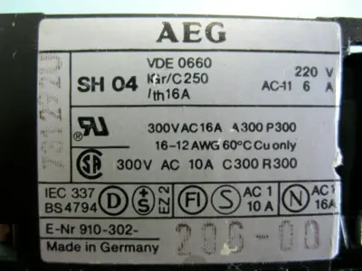 USED AEG SH04 22E