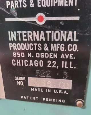 IPM International Products Pneumatic Press 522 Precision