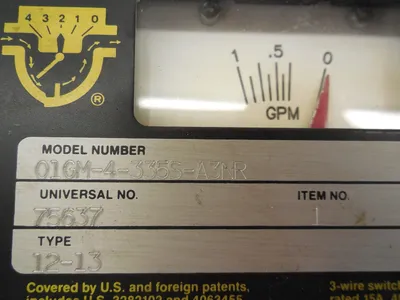 NEW UNIVERSIAL FLOW MONITORS 01GM-4-335S-A3NR FLOW RATE INDICATOR 01GM4335SA3NR