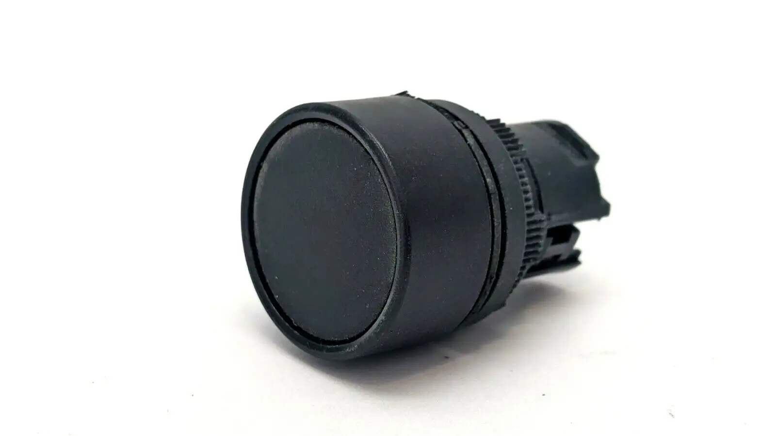 Round Black Momentary Push Button 22mm - Used