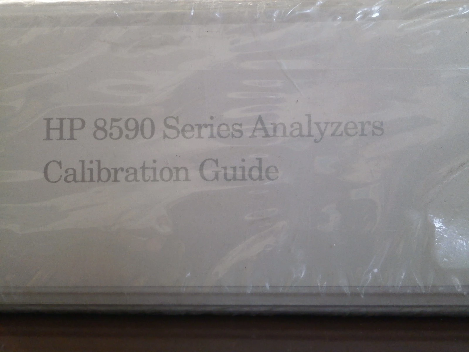 HP 8590 SERIES ANALYZERS CALIBRATION GUIDE