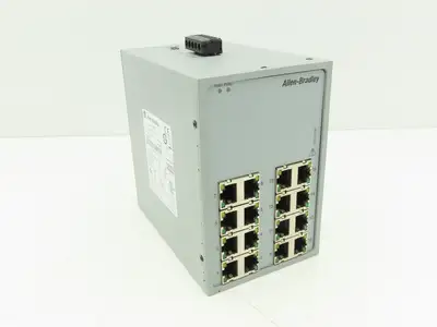 Allen Bradley 1783-US16T Stratix 2000 Unmanaged Ethernet Switch 16-Port Ser A