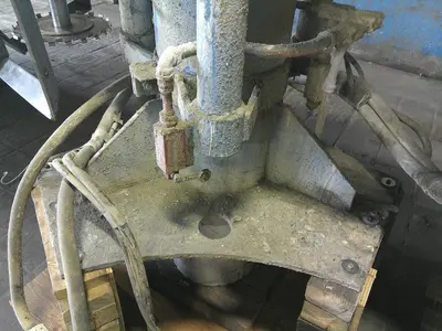 SPC9346  Mixer and Blender 50/10 hp Hockmeyer disperser, air over oil lift, dual shaft