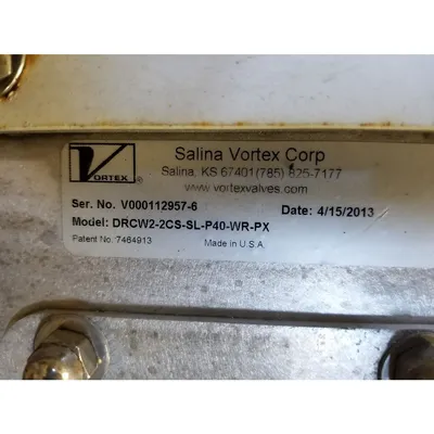 USED SALINA VORTEX DRCW2-2CS-SL-P40-WR-PX