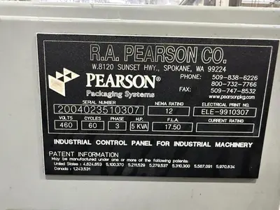 USED 2004 PEARSON PACKAGING SYSTEMS R235