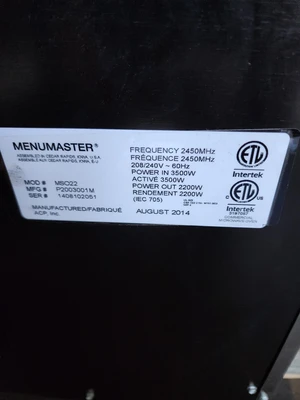 NEW Amana ACP MSO22