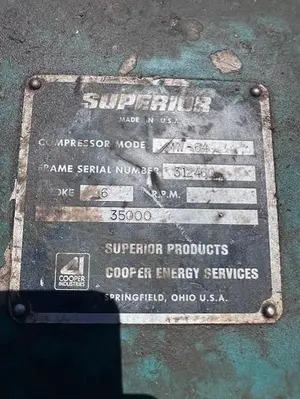 USED WHITE SUPERIOR MW-64