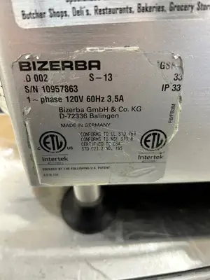 Bizerba GSPH 2013 Manual Slicer Fully Refurbished Tested and Working