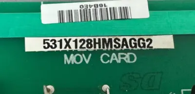 NEW GENERAL ELECTRIC 531X128HMSAGG2 MOV CONTROL CARD