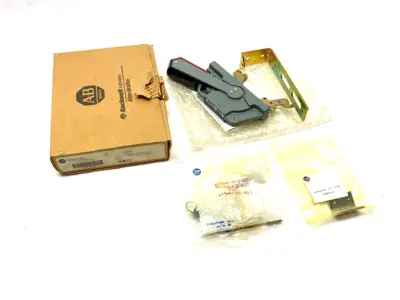 USED ALLEN-BRADLEY SER. A OPERATING DISCONNECT HANDLE METAL GRAY