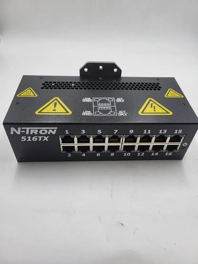 USED NTRON N-TRON 516TX INDUSTRIAL ETHERNET SWITCH 16-PORT