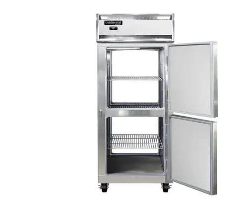 Continental 1FXNSSPTHD 36 1/4" One Section Pass Thru Freezer, (4) Right Hinge Solid Doors, 115v