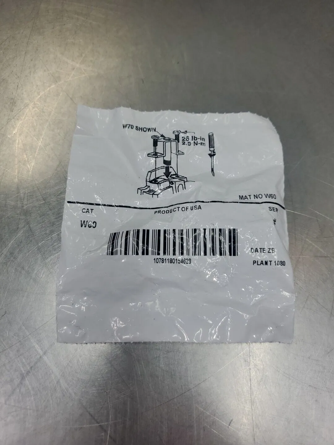 Allen Bradley W60 Heater Element, Overload Relay. 4D-43