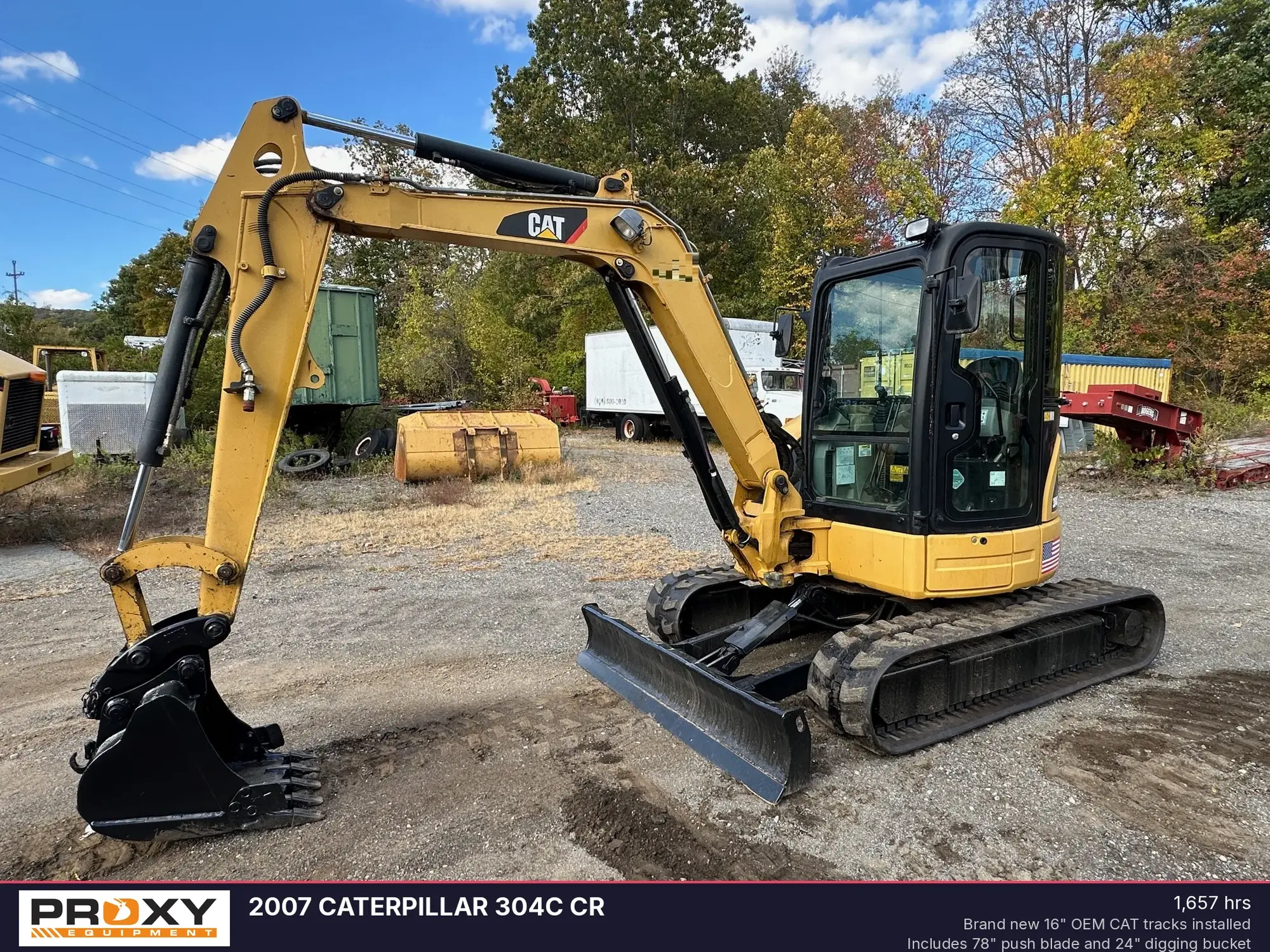 Used 2007 CATERPILLAR 304C CR Crawler Excavators - Mini New Jersey US | Proxy Equipment #1378290
