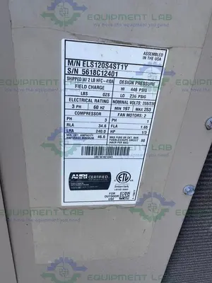 USED ALLIED 21B41 ELA120S4D-1Y 10 TON AIR CONDITIONER W/ ELS120S4T1Y CONDENSING UNIT