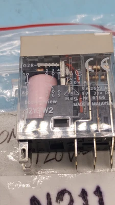 USED Omron G2R-2-S(S) DPDT POWER RELAY