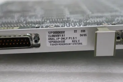 Fisher Rosemount cl6824x1-a1 12p0050x032 Analog Input Rev E Stock L-400
