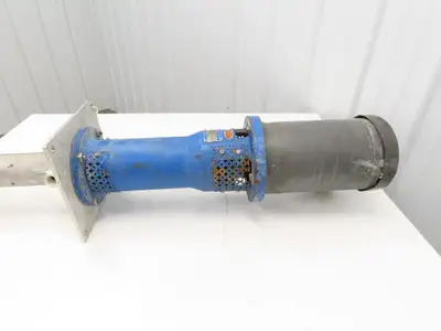 Sanwa VM 25 Stainless Centrifugal Pump 1" Flanged 2Hp 460V 13 GPM Ext Shaft