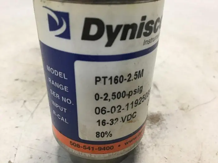 Used DYNISCO PT160-2.5M Relays & Switches Michigan US | Ideal Machinery #606098