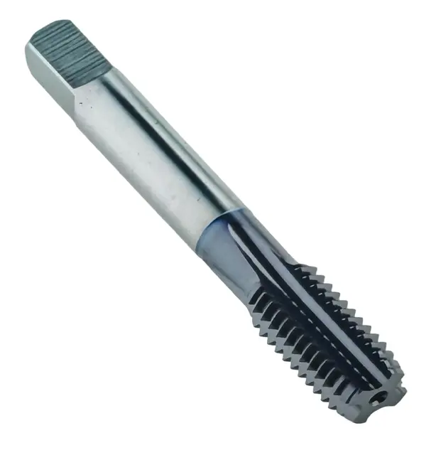 Morse 1/2"-13 Tap HSS-PM Straight Flute H3 Semi-Bottoming Tap 4FL TiAlN Coating