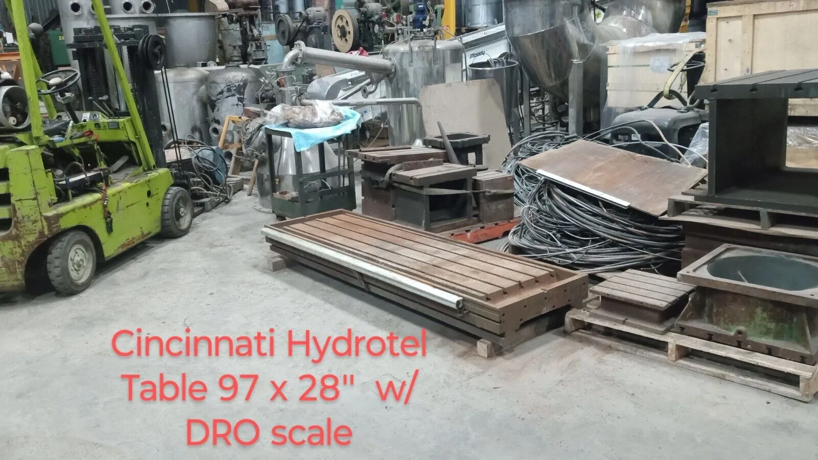 Used Cincinnati Hydrotel Box & Drill Tables Quebec CA | Machineco #1256425