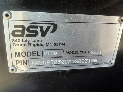 USED 2021 ASV RT-50 POSI-TRACK