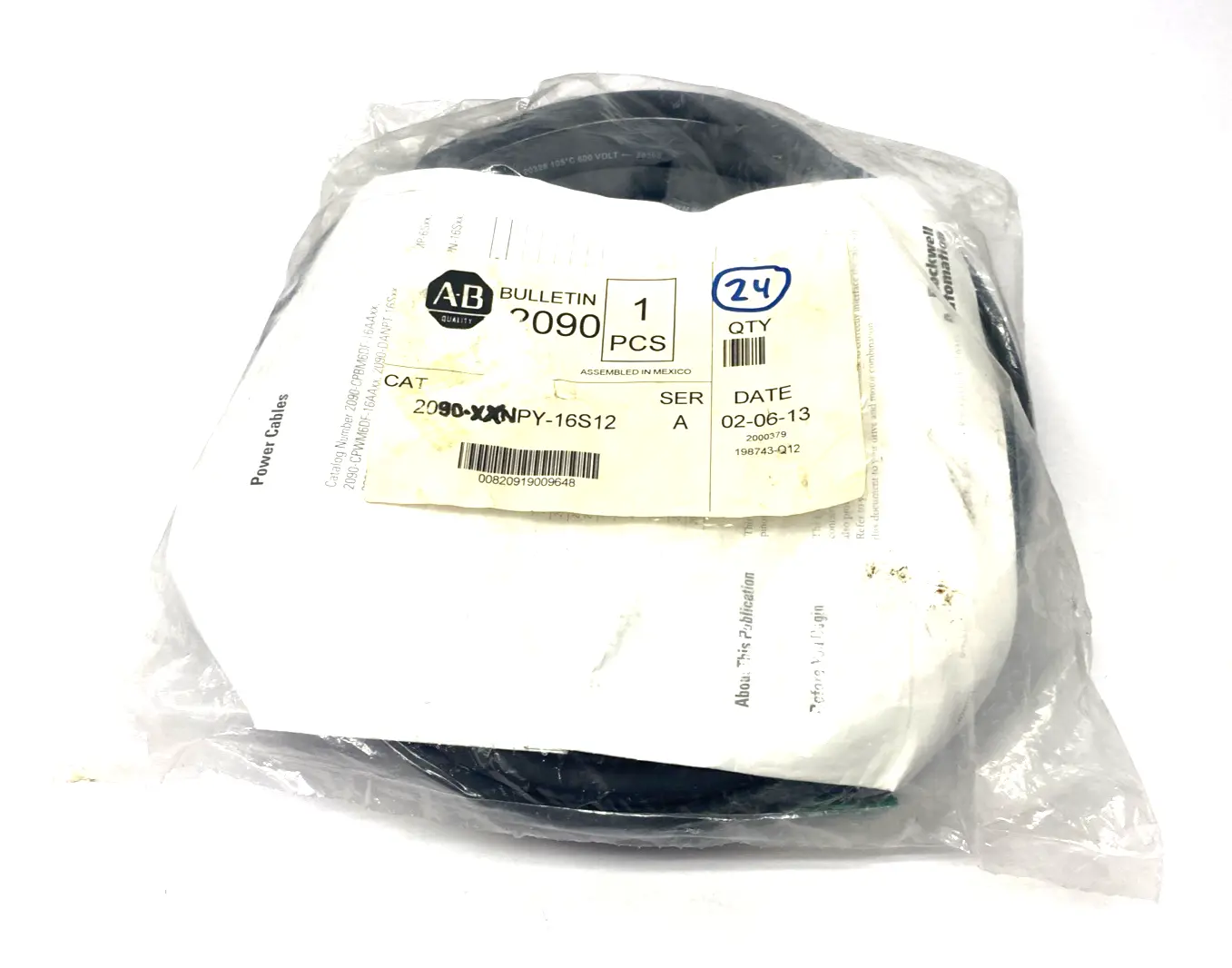 New | in-Stock Allen-Bradley Ser. A Power Connection Cable Cable & Wire Michigan US | Maverick Industrial Sales #1392794