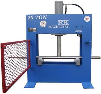RK HYDRAULIC H-FRAME BENCH PRESS, MODEL HFP-20T