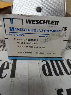 New | in-Stock WESCHLER 19505472 Meters - Misc | Surplus Asset Holdings #1206873