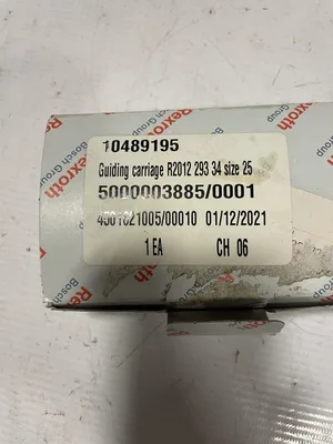 Rexroth 10489195 Linear Bearing Guiding Carriage R2012 293 34 size 25 -NIB