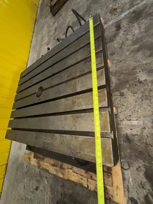36" X 48" GIDDINGS & LEWIS AIR LIFT ROTARY TABLE: STOCK #23586