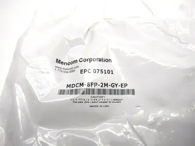 MDCM-8FP-2M-GY-EP | Mencom  Cordset EPC 075101 - New