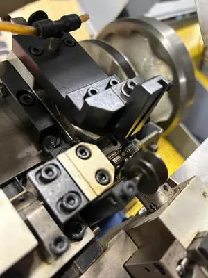 8591-100 MCA Single Curb Chain Making Machine, Model RP006