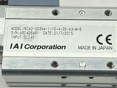 Used IAI RCA2-GS3NA-I-10-4-30-A3-M-B Linear Actuators | Maverick Industrial Sales #1100143