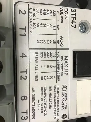 USED SIEMENS 3TF4722-OAC1