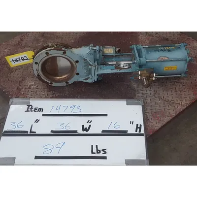 Used 6" DeZurik Knife gate valve Figure 824