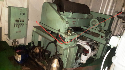 Sharples P3400 decanter centrifuge, 316SS.