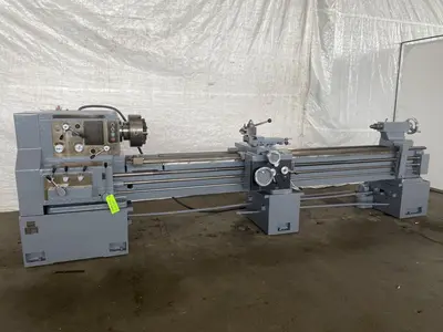 21" x 120" TARNOW TUJ 50X3000 ENGINE LATHE. STOCK #0743222.