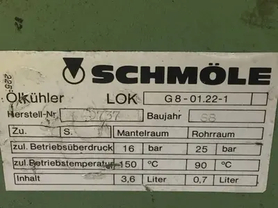 USED SCHMOLE G8-01.22-1