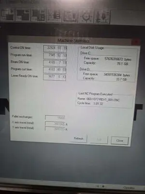 USED CINCINNATI CL-940 5X10