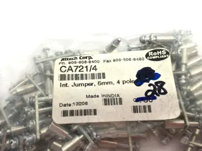 New | in-Stock Altech Internal Terminal Jumper 5mm 4-Pole 28-PACK Terminal Blocks Michigan US | Maverick Industrial Sales #1389144